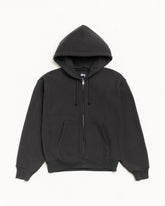 BASIC DIAMOND ZIP HOODIE