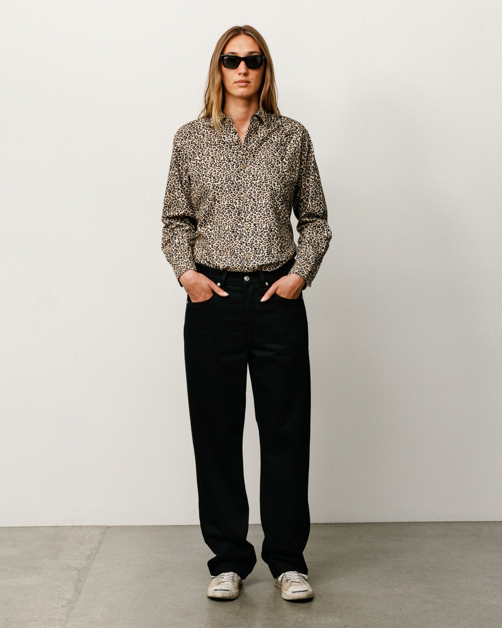 ANIMAL PRINT FLANNEL SHIRT