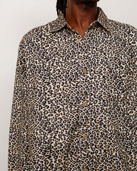 ANIMAL PRINT FLANNEL SHIRT